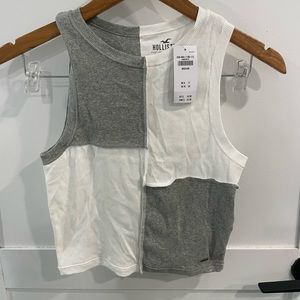 Hollister Colour Blocking Stitch Crop Tank 🦅